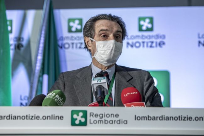 Coronavirus, Fontana “Tornano a salire i contagi, circa +2.500”