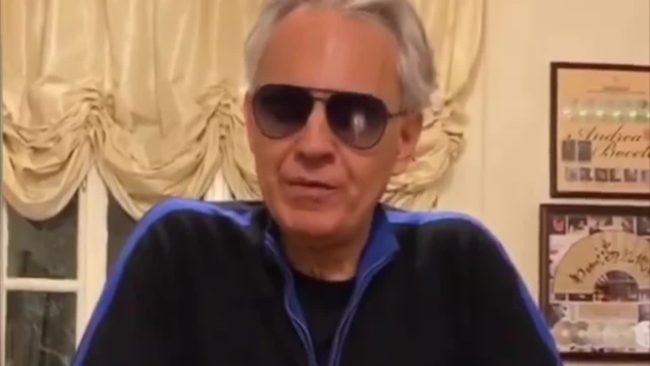 Coronavirus, Bocelli “Resto a casa, ce la faremo”