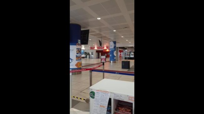 L’aeroporto di Palermo così non si era mai visto