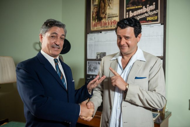 Francesco Foti è Vittorio De Sica nel film Rai dedicato ad Alberto Sordi
