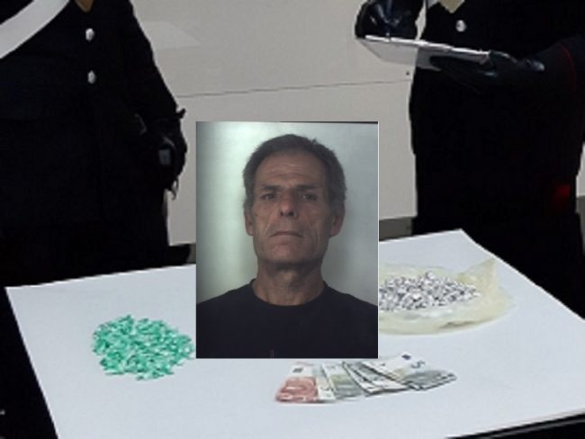 A spasso con marijuana e cocaina: ai domiciliari pregiudicato 57enne