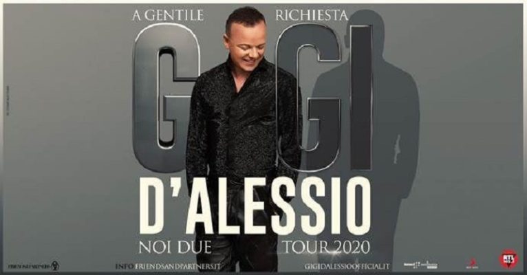 Concerto Gigi D’Alessio a Catania, rinviate le due date: ecco come rivendere i biglietti già acquistati