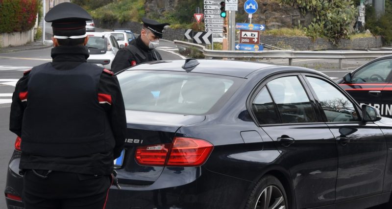 Coronavirus, continuano i controlli dei carabinieri nel Catanese: 5 denunce – I DETTAGLI