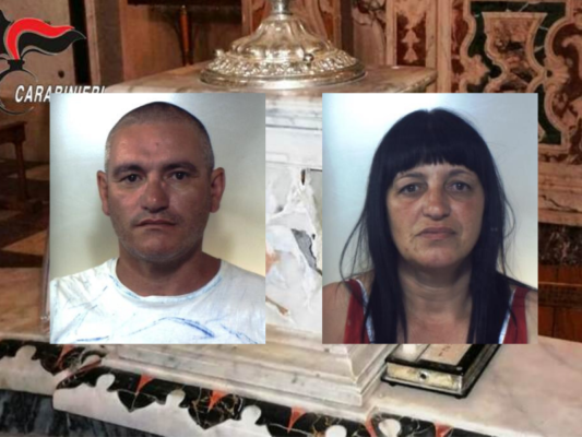 Frati li sorprendono a rubare offerte al Santuario della Madonna di Valverde: arrestata coppia