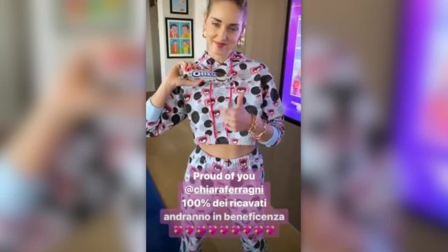 Chiara Ferragni “Oreo Capsule Collection contro il coronavirus”