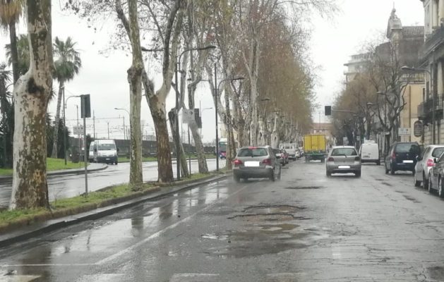 Catania, le piogge e le “voragini” nelle principali strade. L’appello del Comitato Terranostra