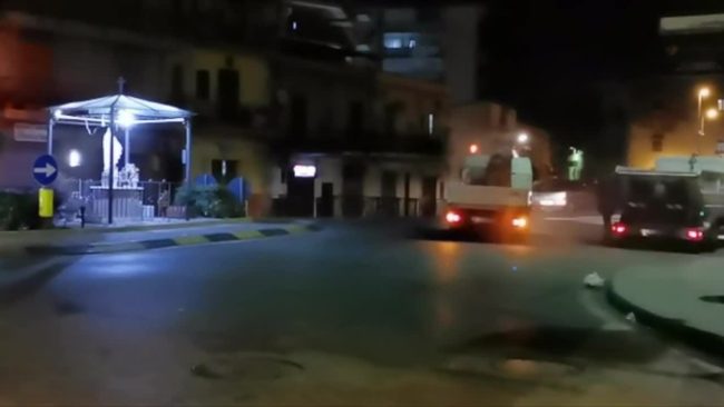 Palermo, continuano le attivita’ di sanificazione