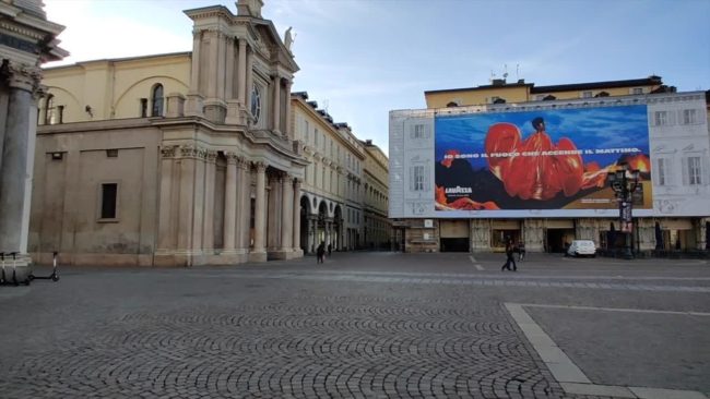 Coronavirus, Torino deserta