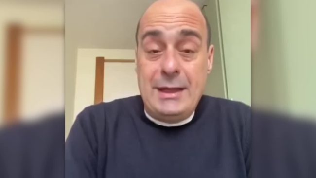 Zingaretti “Iniziata la terapia anti virale”