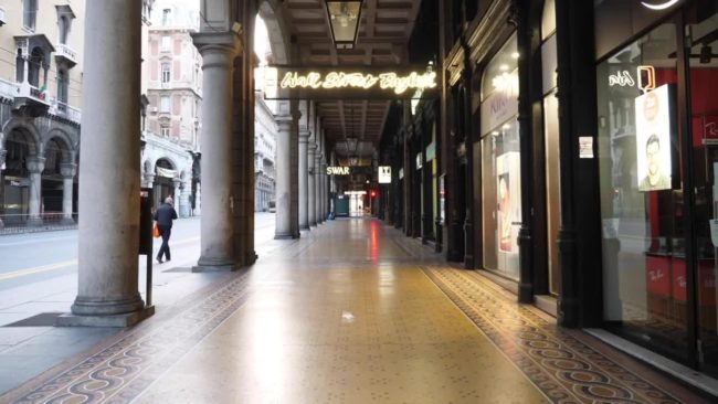 Un ponte di luce per Genova