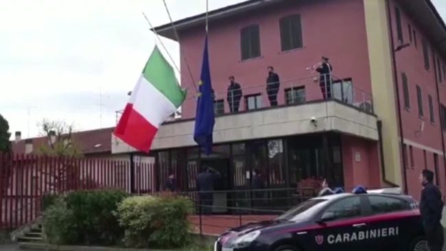 Coronavirus, il cordoglio dell’Arma dei carabinieri