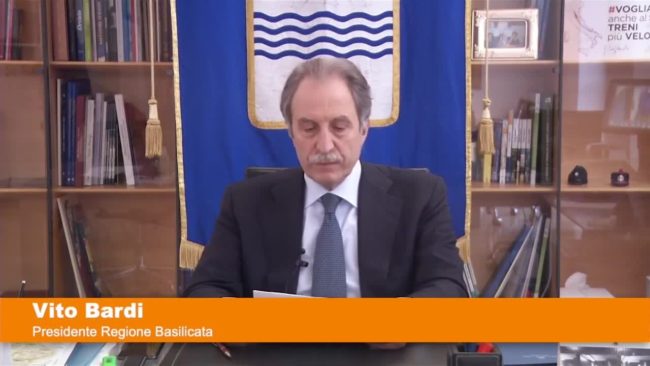 Coronavirus, Bardi: “Da questa crisi si esce tutti insieme”