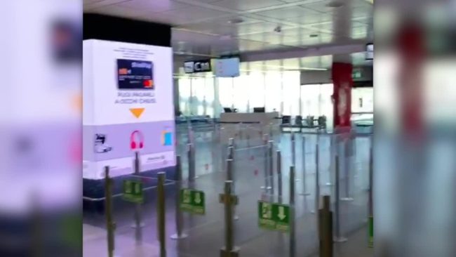 Coronavirus. Avete mai visto l’aeroporto di Fiumicino cosi’?
