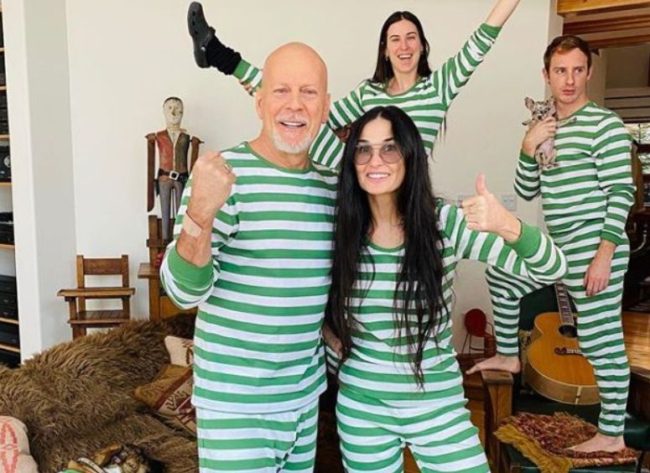 Coronavirus,Bruce Willis e Demi Moore tornano “insieme” per l'isolamento