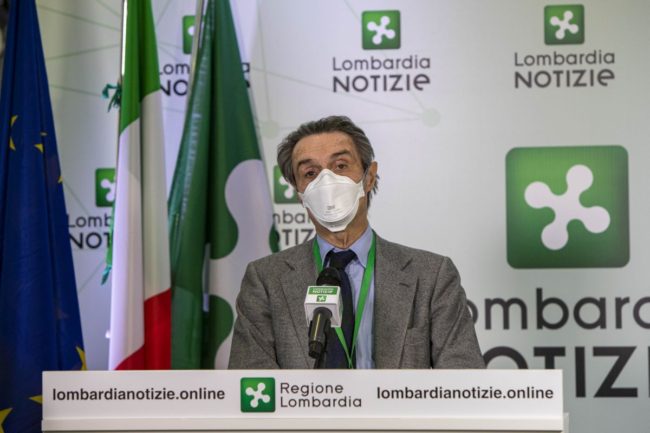 Coronavirus, Fontana: “Curva contagi rallenta ma molto lentamente”
