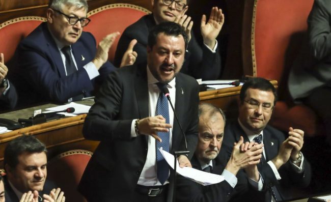 Salvini “Il Mes? Come andare dallo strozzino”