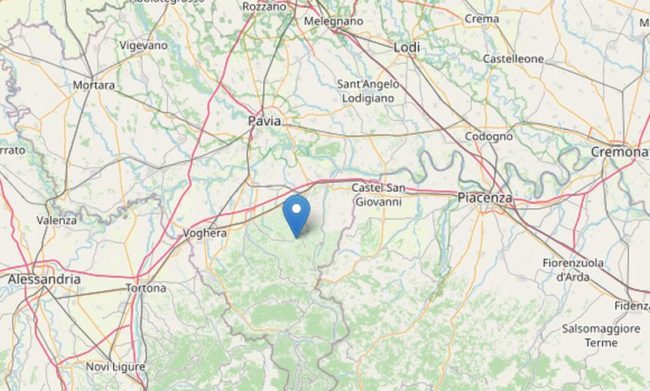 Due scosse di terremoto di magnitudo 3.7 e 2.9 nel Pavese