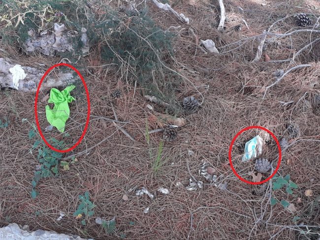 Mascherine e guanti usati gettati in ogni dove. “Pericolo per l’ambiente e per la salute pubblica”