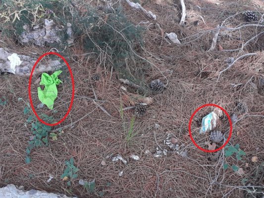 Mascherine e guanti usati gettati in ogni dove. “Pericolo per l’ambiente e per la salute pubblica”
