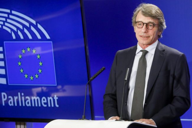Coronavirus, Sassoli “L'Ue ha aperto il cantiere della ricostruzione”
