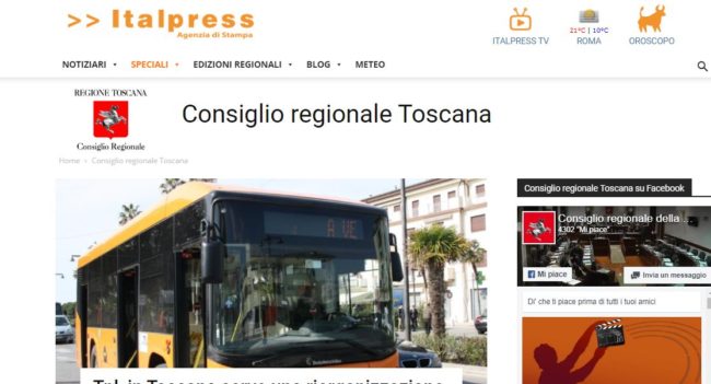 == Attacco razzista all'Italpress da capogruppo Lega Toscana ==
