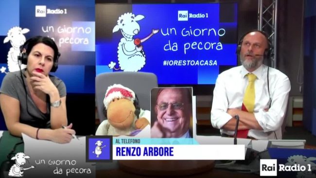 Arbore “io chiuso in casa da un mese, ho avuto broncopolmonite”