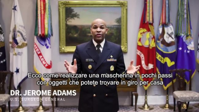 Ecco come fare una mascherina in un minuto