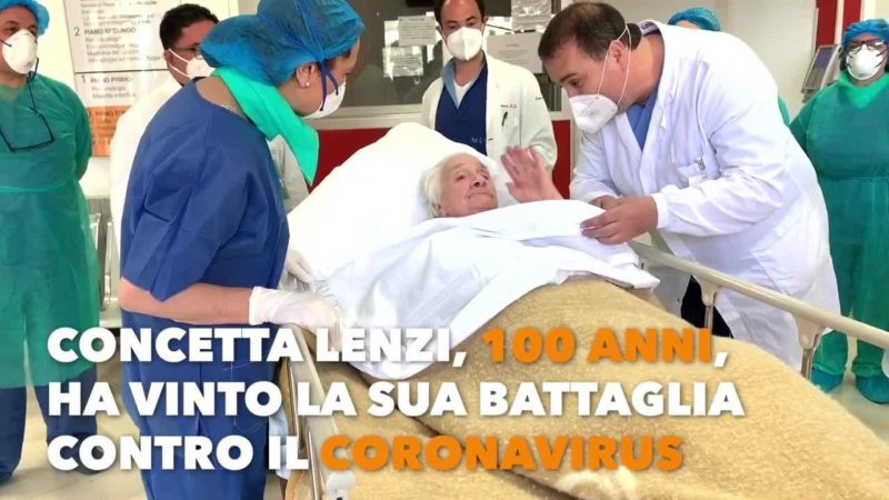 Coronavirus, nonna Concetta guarita a cento anni