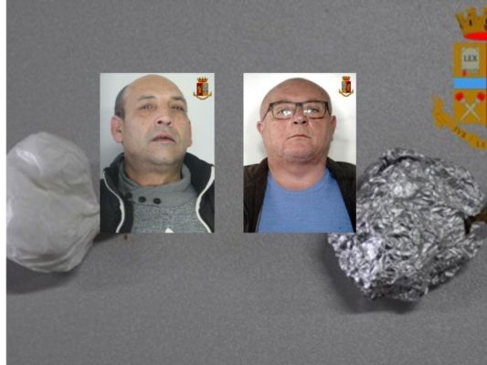 In giro con cocaina e marijuana in auto nel Catanese: arrestati due pregiudicati