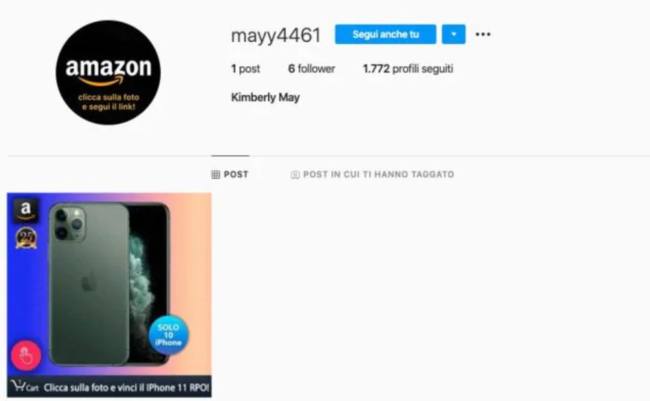 Instagram, tag “misteriosi” e Iphone in regalo: la truffa di account che rubano dati. Ecco di cosa si tratta