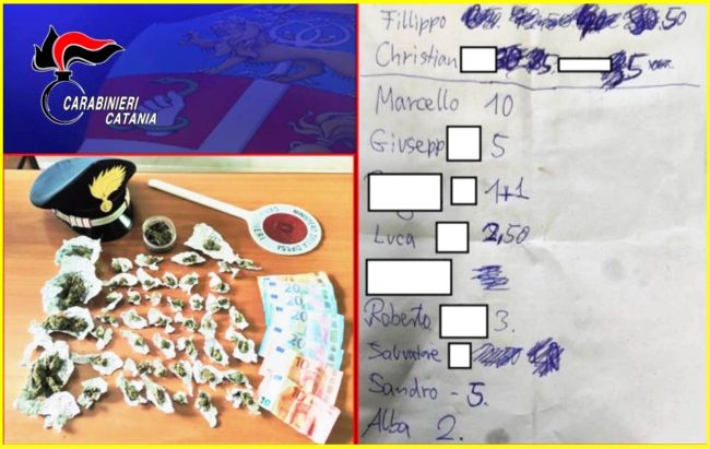 Catanese perde il pelo ma non il vizio, sorpreso in auto con i soldi della droga: arrestato