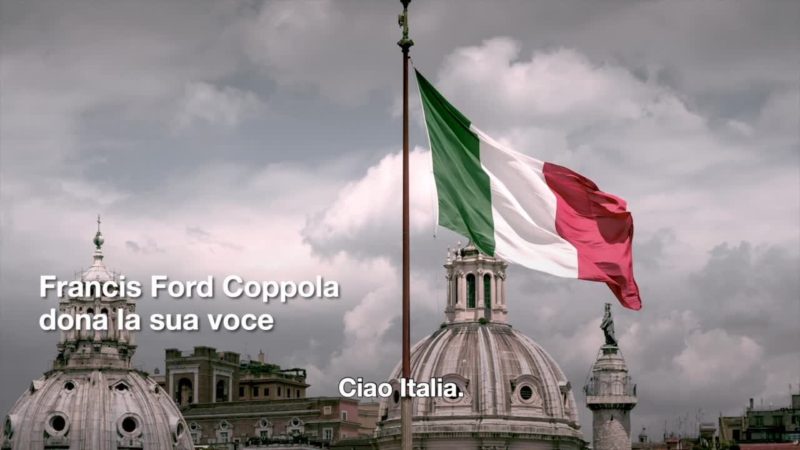 Il messaggio di Francis Ford Coppola agli italiani: “Siamo con voi”