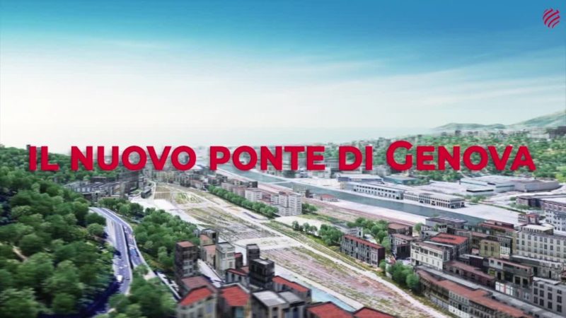 Il nuovo Ponte di Genova in 3d