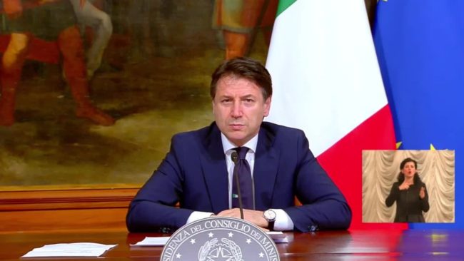 Conte “Liquidita’ per 400 miliardi alle imprese”