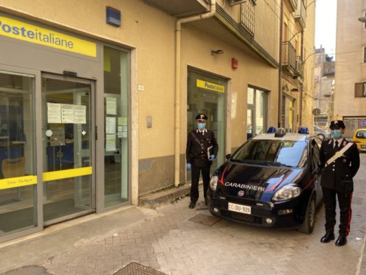 Carabinieri e Poste Italiane, consegna pensioni per gli over 75: diversi interventi nell’Ennese