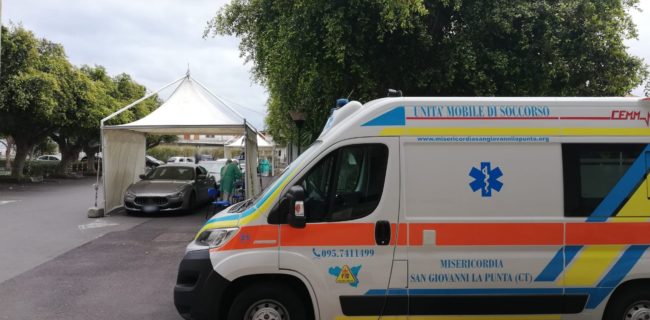 Misericordie in azione nel Catanese: migliaia di tamponi e assistenza – FOTO e VIDEO