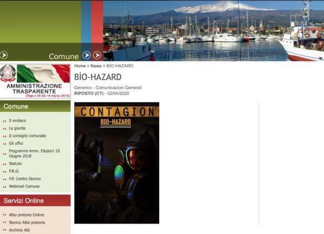 Attacco hacker nel Catanese, sito istituzionale in tilt: “distrutte” informazioni su Coronavirus e assistenza alimentare