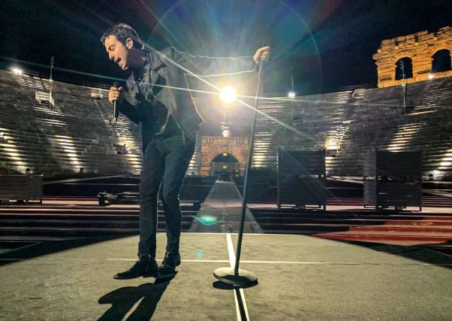 Europe Shine a Light, Diodato canta all'arena di Verona