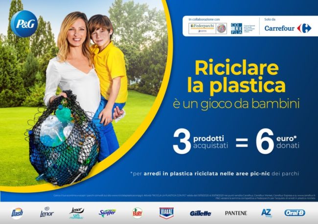 “Riciclare plastica e' un gioco da bambini”, al via campagna per i parchi