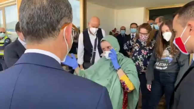 Silvia Romano e’ tornata in Italia