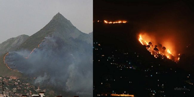 Inferno di fuoco in Sicilia, ancora allerta rossa per rischio incendi: settore tirrenico di nuovo in fiamme