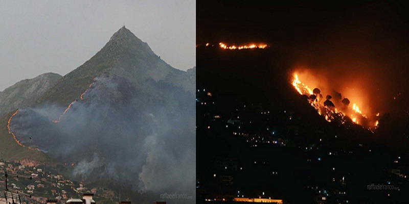 Inferno di fuoco in Sicilia, ancora allerta rossa per rischio incendi: settore tirrenico di nuovo in fiamme