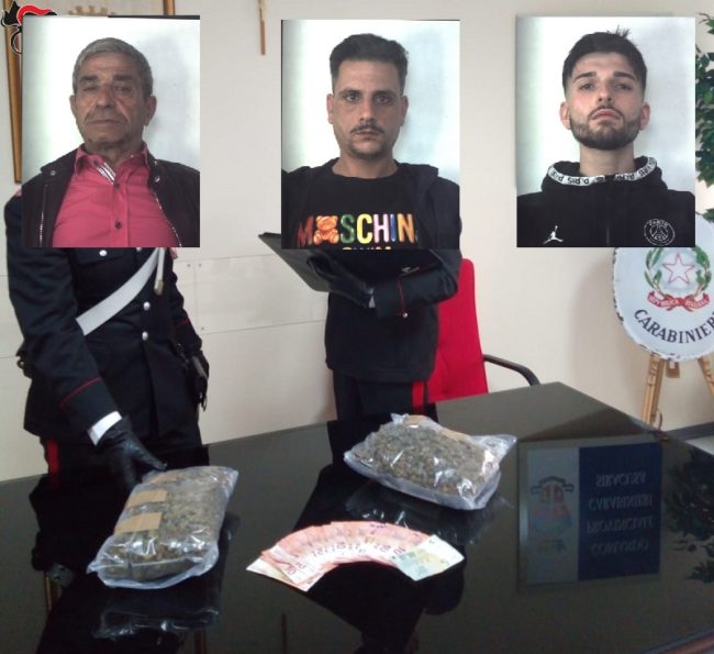 Spacciatori in azione, catanesi trovati con più di mille grammi di marijuana: scattano le manette