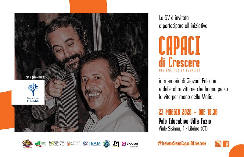 Librino contro le mafie, sesta edizione di “Capaci di Crescere” in diretta web – I DETTAGLI