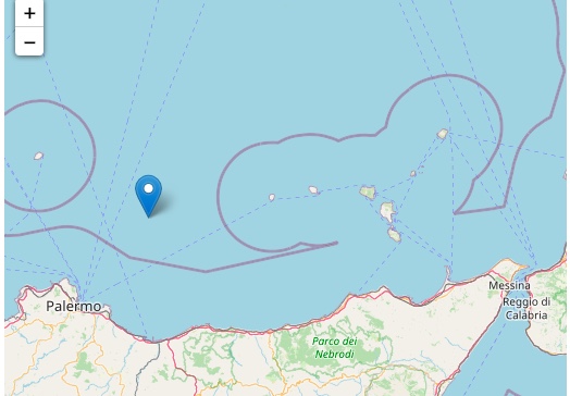 Scossa di terremoto al largo delle coste siciliane: registrato sisma di 3.2