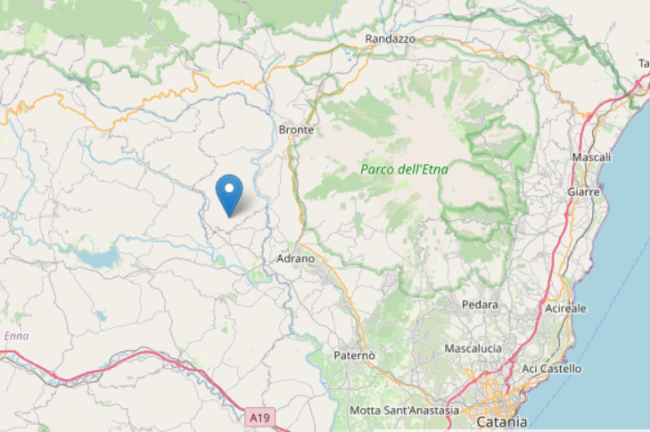 Trema la terra nel Catanese, scossa di terremoto alle pendici dell’Etna: magnitudo 3.2