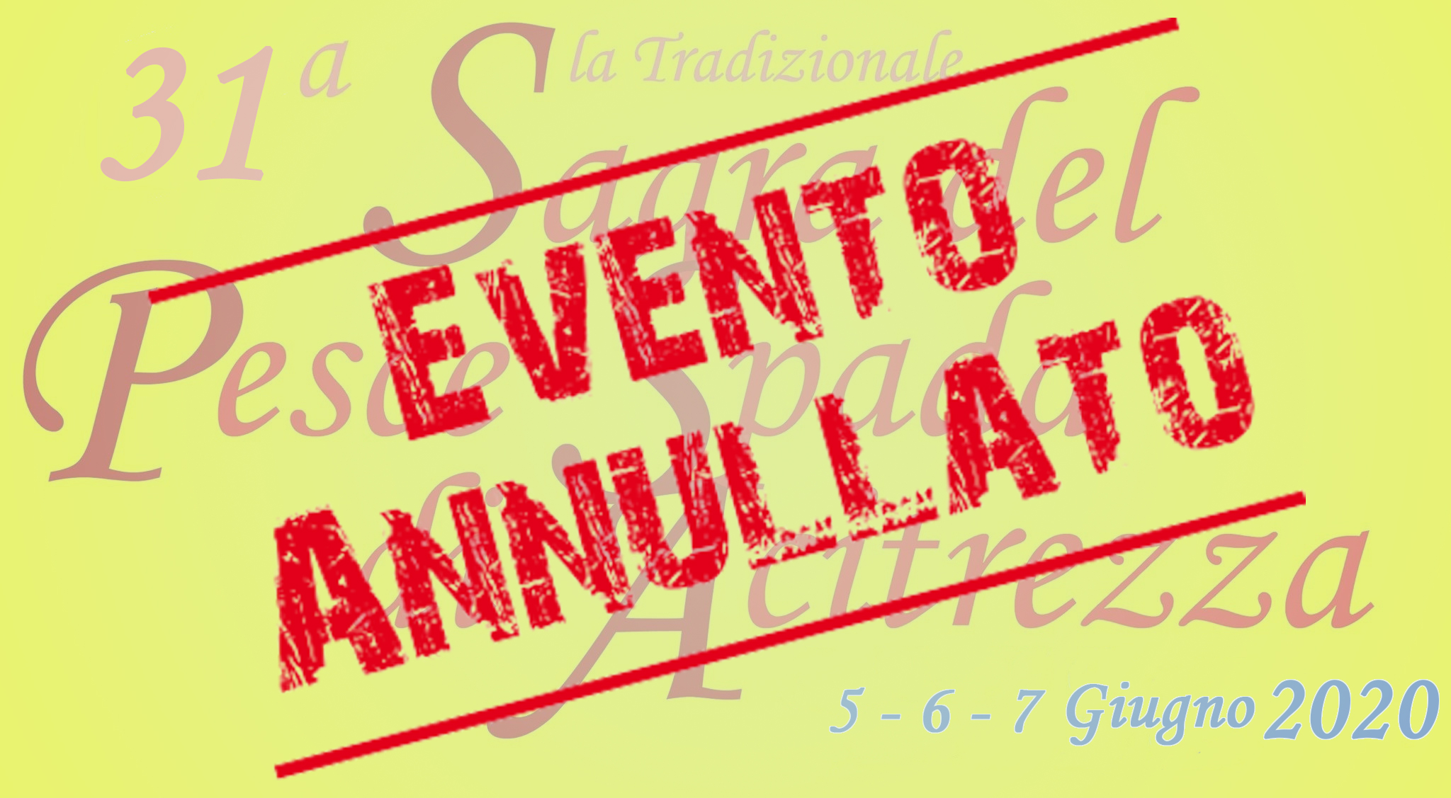 Annullata ad Aci Trezza la tanto attesa Sagra del pesce spada. “Rimaniamo speranzosi per il futuro” Annullata ad Aci Trezza la tanto attesa Sagra del pesce spada. “Rimaniamo speranzosi per il futuro”