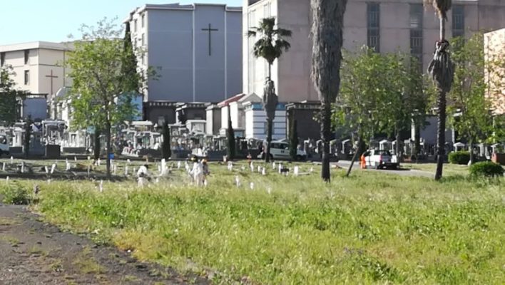 Catania, sanificati i cimiteri di via Acquicella e San Giovanni Galermo: aperti da domani secondo ordine alfabetico dei visitatori