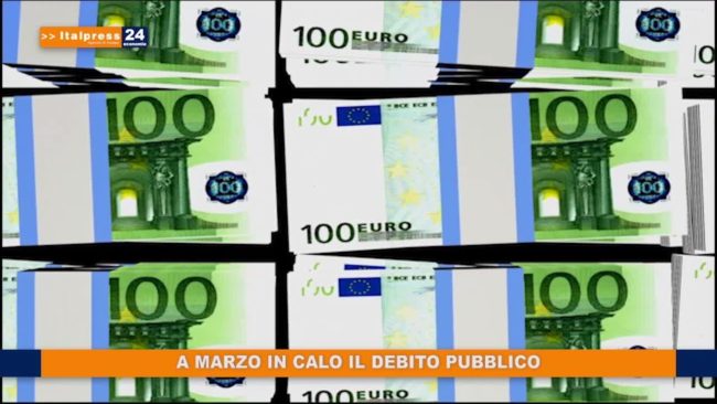 A marzo in calo il debito pubblico