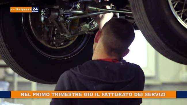 Nel primo trimestre giù il fatturato dei servizi